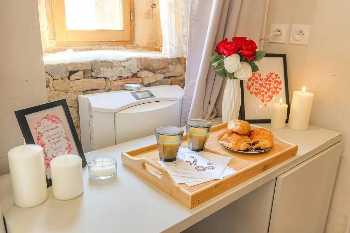 アパート Mairie Lb - Lyon 2 - Romantic Ambience With Whirlpool Baths コローニュ・オー・モン・ドール